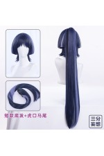1/3 Delusion Genshin Impact Scaramouche The Balladeer Grey Blue Highlighted Cosplay Wig